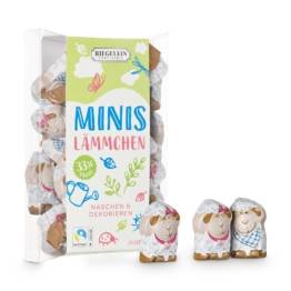 Confiserie Riegelein Mini Osterlämmer aus Edel-Vollmilchschokolade