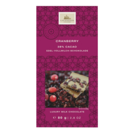 Tafelschokolade Cranberry