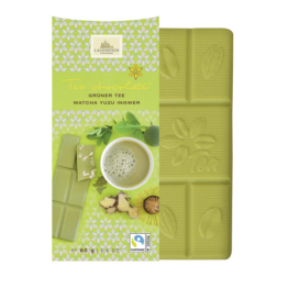 Teeschokolade "Grüner Tee Matcha-Yuzu-Ingwer"
