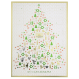Adventskalender "Weihnachtsbaum" Nougat