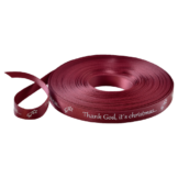 Geschenkband"Thank God, it´s christmas"