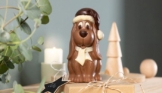 Schokofigur Winterhund von Lebkuchen Schmidt