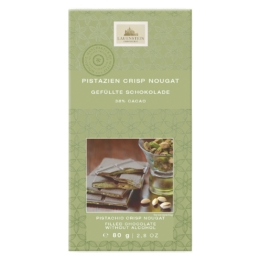 Gefüllte Schokolade Pistazien-Crisp-Nougat