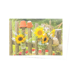 Grußkarte - Sonnenblumen
