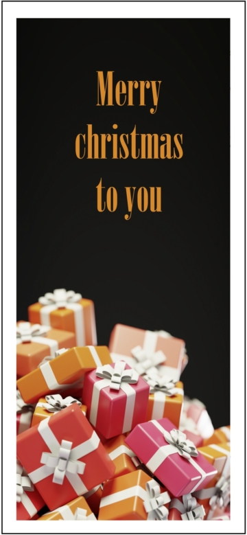 Postkarte - Merry Christmas