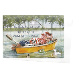 Grußkarte - Die beste Zeit ist jetzt