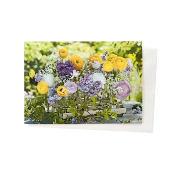 Grußkarte - Frühlingsblüten